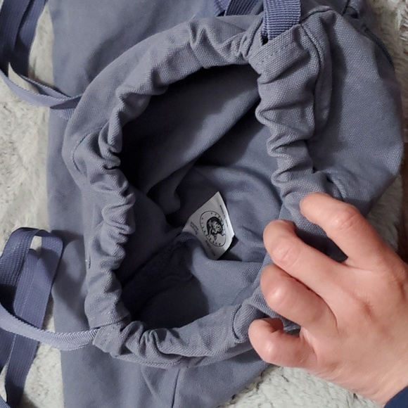 Canvas Drawstring Backpack - Picture 6 of 9